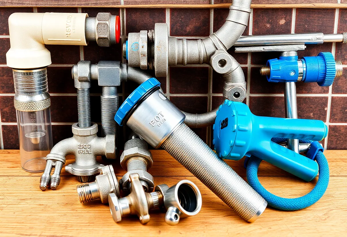 Plumbing tools collection