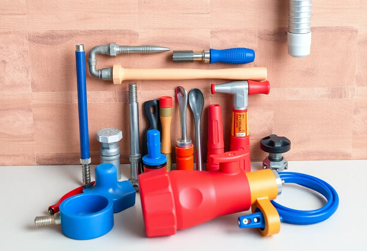 Plumbing tool kit.