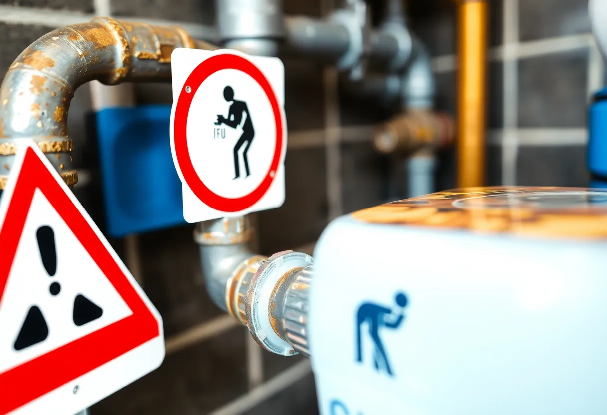 Plumbing problem signs