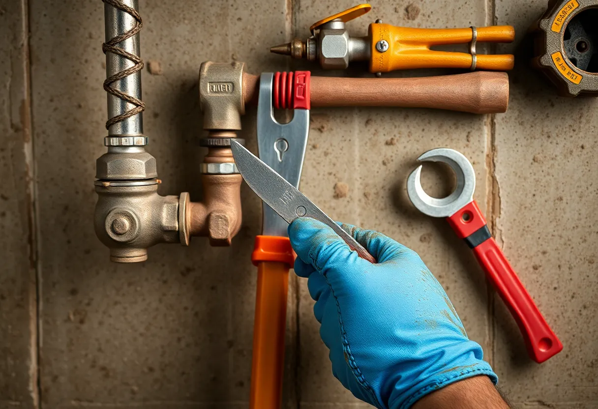 Plumbing repair tools