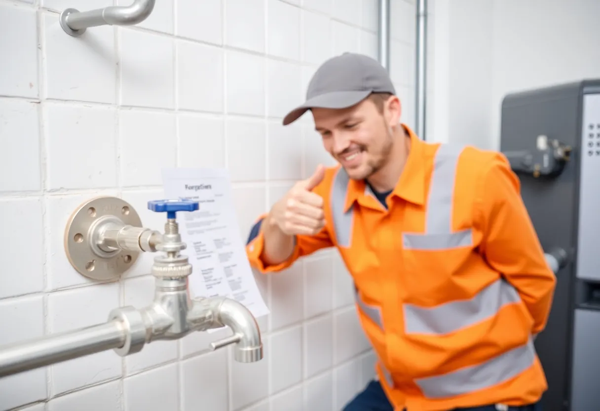 Plumbing maintenance checklist