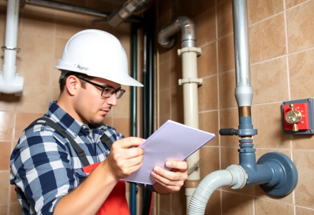 Plumbing maintenance checklist